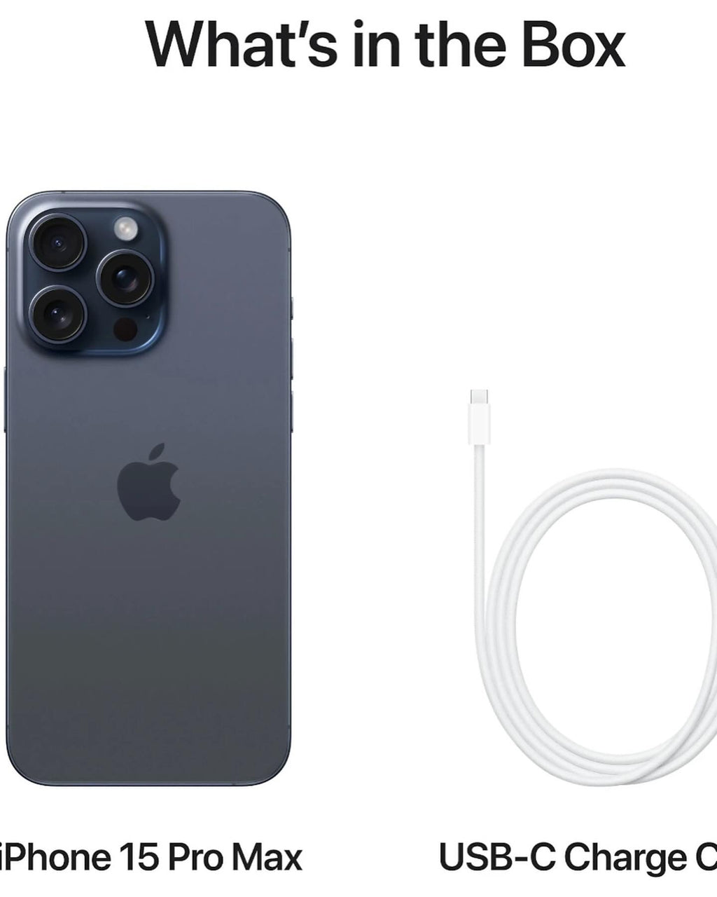 iPhone 15 Pro Max 256 GB Zwart – Refurbished